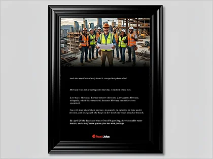 The Framed Print on a wall
